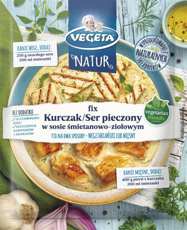 VEGETA FIX W SOSIE SMIETANOWO ZIOLOWYM 45G\1szt