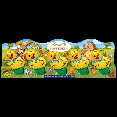LINDT FIGURKI MINI CHICKENS WN 5x10g