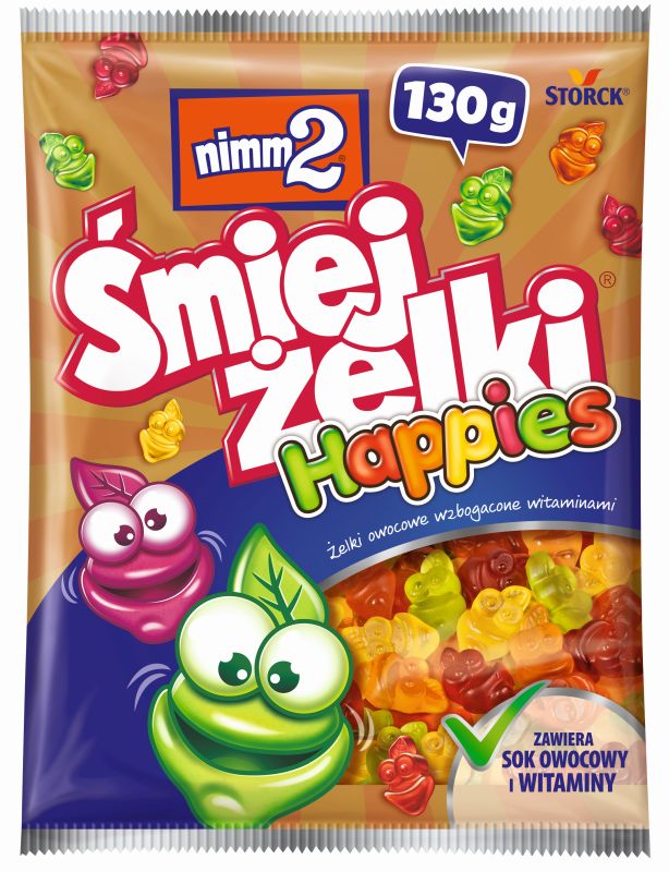 NIMM2 SMIEJZELKI HAPPIES 130G\1szt