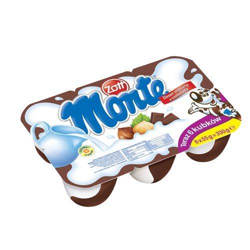 ZOTT DESER MONTE CZEKOLADOWE 6X55G\8szt