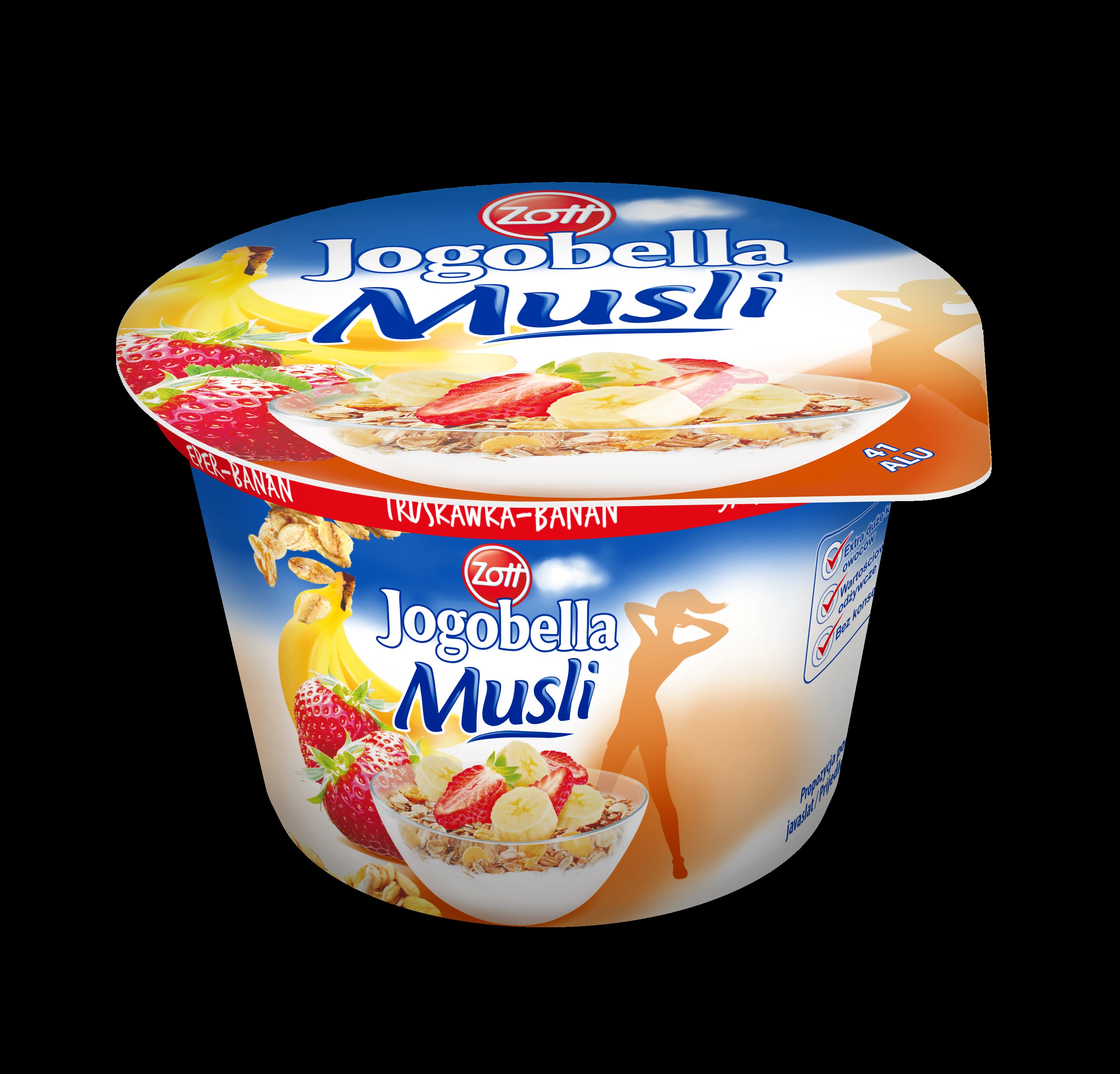 JOGOBELLA JOGURT MUSLI CLASSIC 200G\12szt