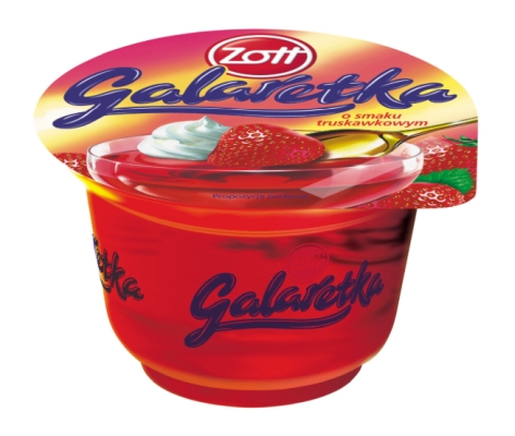 ZOTT GALARETKA TRUSKAWKA  175G/12 SZT