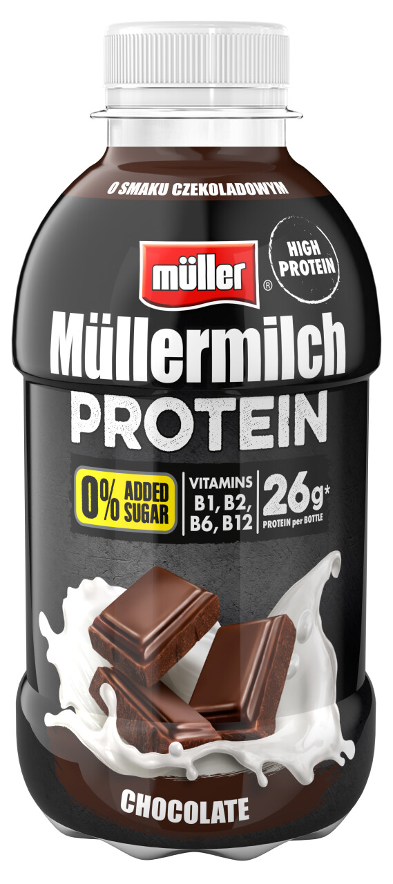 MULLER MILCH PROTEIN BEZ CUKRU CZEKOLADA 400G