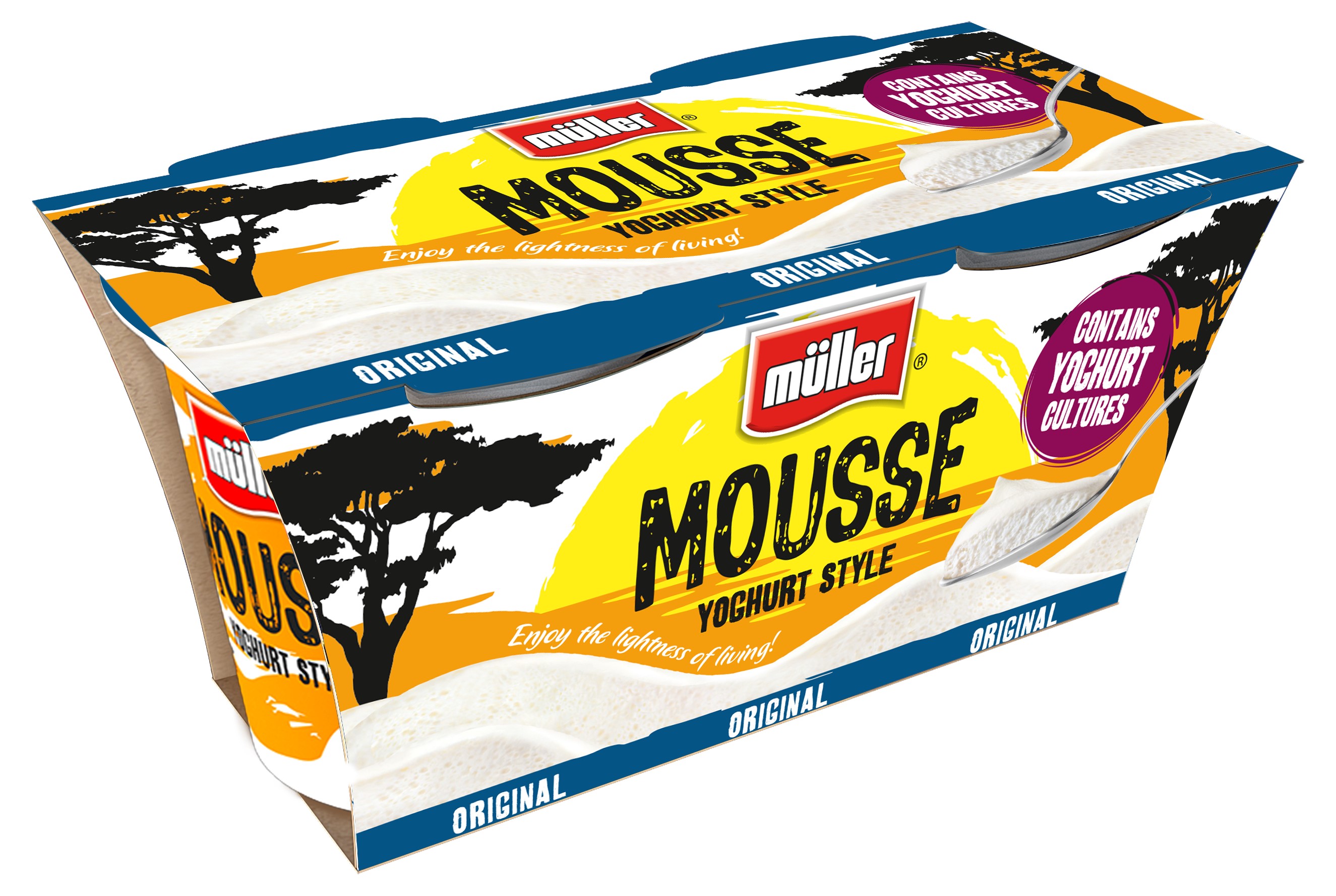 MULLER MOUSSE PLAIN 2X95G