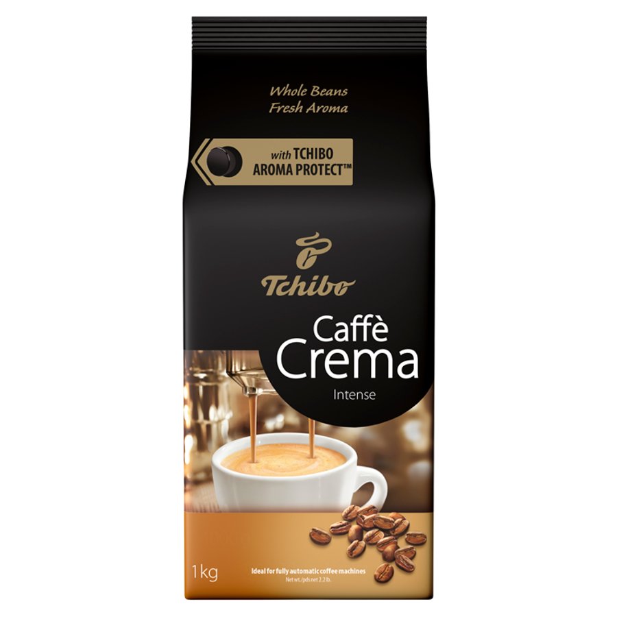 TCHIBO KAWA CAFFE CREMA ZIARNO 1000G\1szt
