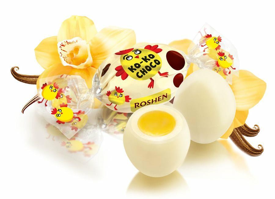 ROSHEN CUKIERKI KOKO CHOCO WHITE WN 1 KG