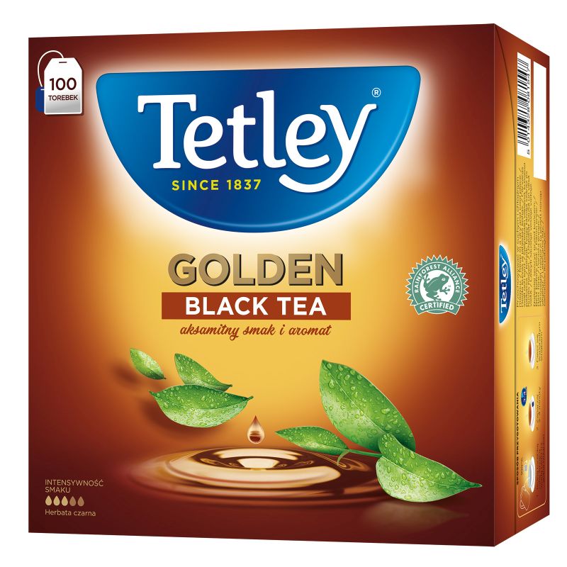 TETLEY HERBATA GOLDEN BLACK 100TB\1szt