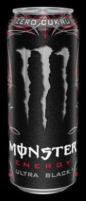 MONSTER ENERGY BLACK BEZ CUKRU 500ML SK/12 SZT