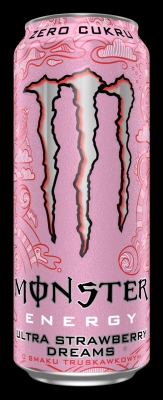 MONSTER ENERGY ULTRA STRAWBERRY 500ML SK/12 SZT