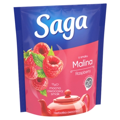 SAGA HERBATA OWOCOWA MALINA 20TB