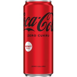 COCA COLA ZERO 330ML PUSZKA/6SZT