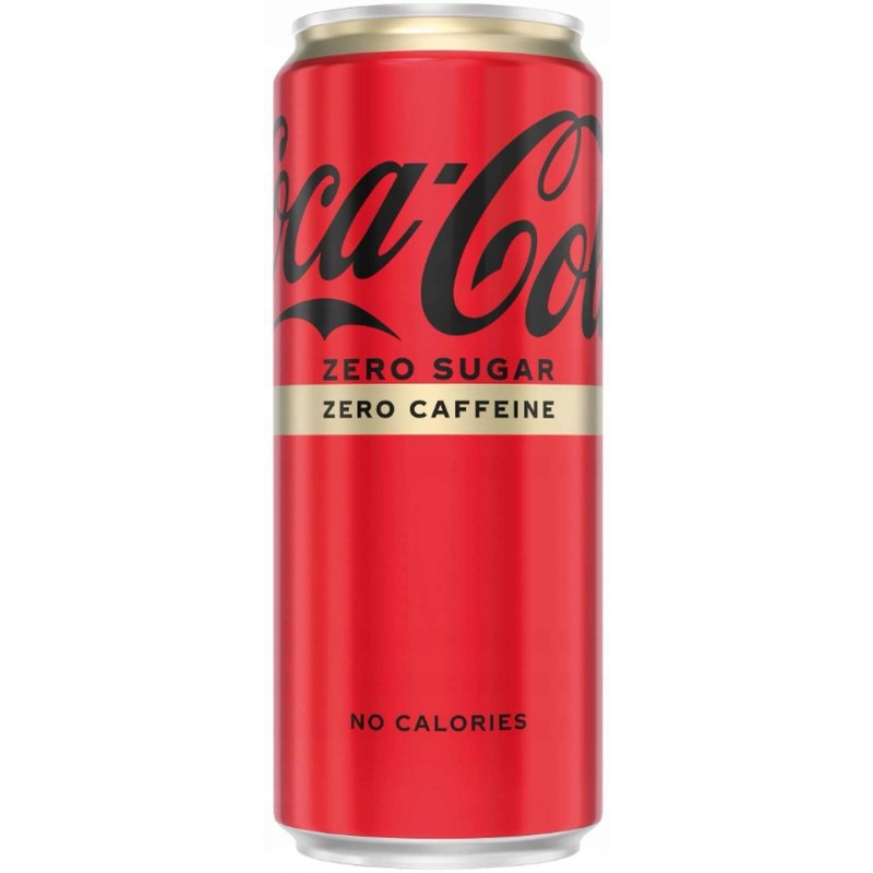 COCA COLA BEZ CUKRU ZERO KOFEINY 330\24szt