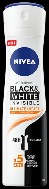 NIVEA DEO BLACK WHITE INVISIBLE ULTIMATE 150ML\1szt