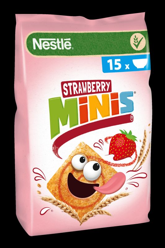 NESTLE PLATKI STRAWBERRY MINIS 450G\1szt