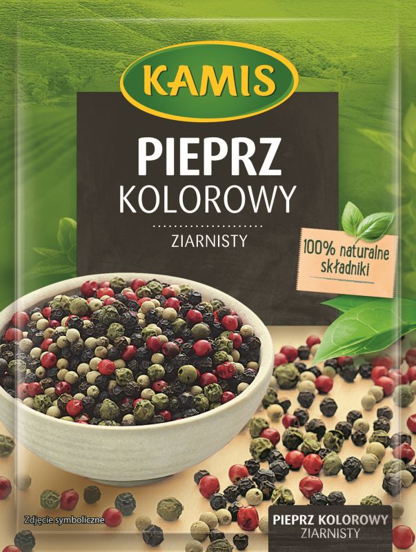 KAMIS PIEPRZ KOLOROWY ZIARNISTY 12G\1szt