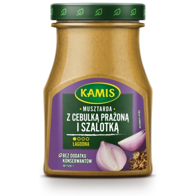 KAMIS MUSZTARDA Z CEBULKA 185G/8 SZT