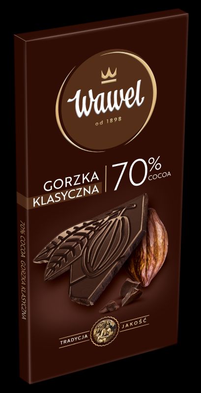 WAWEL CZEKOLADA 70% COCOA 100G\1szt