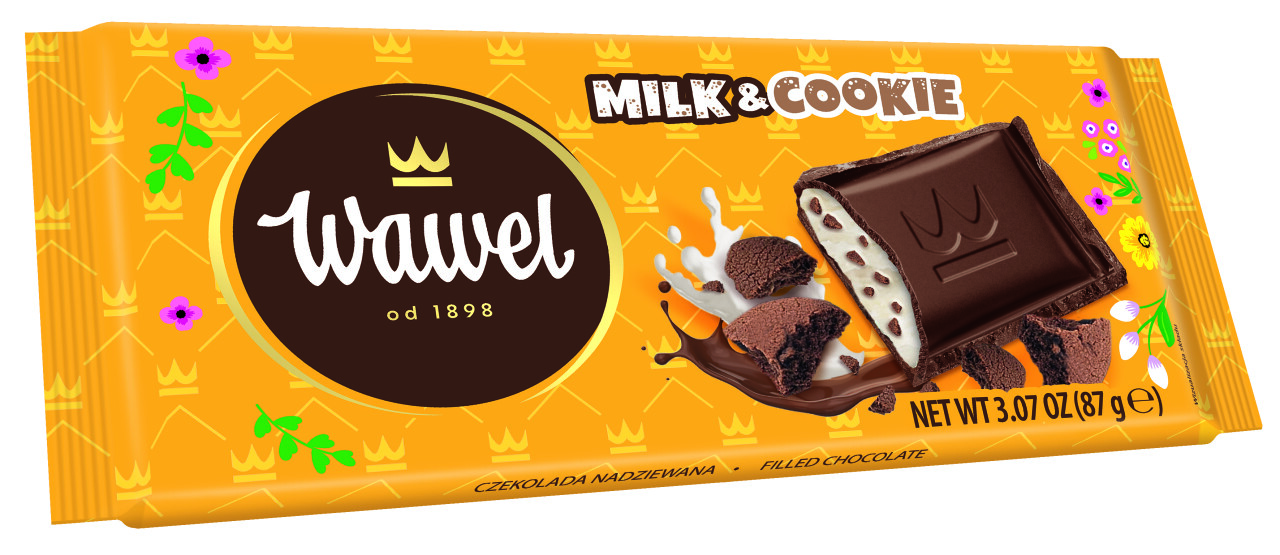WAWEL CZEKOLADA MILK & COOKIE 87G/1 SZT