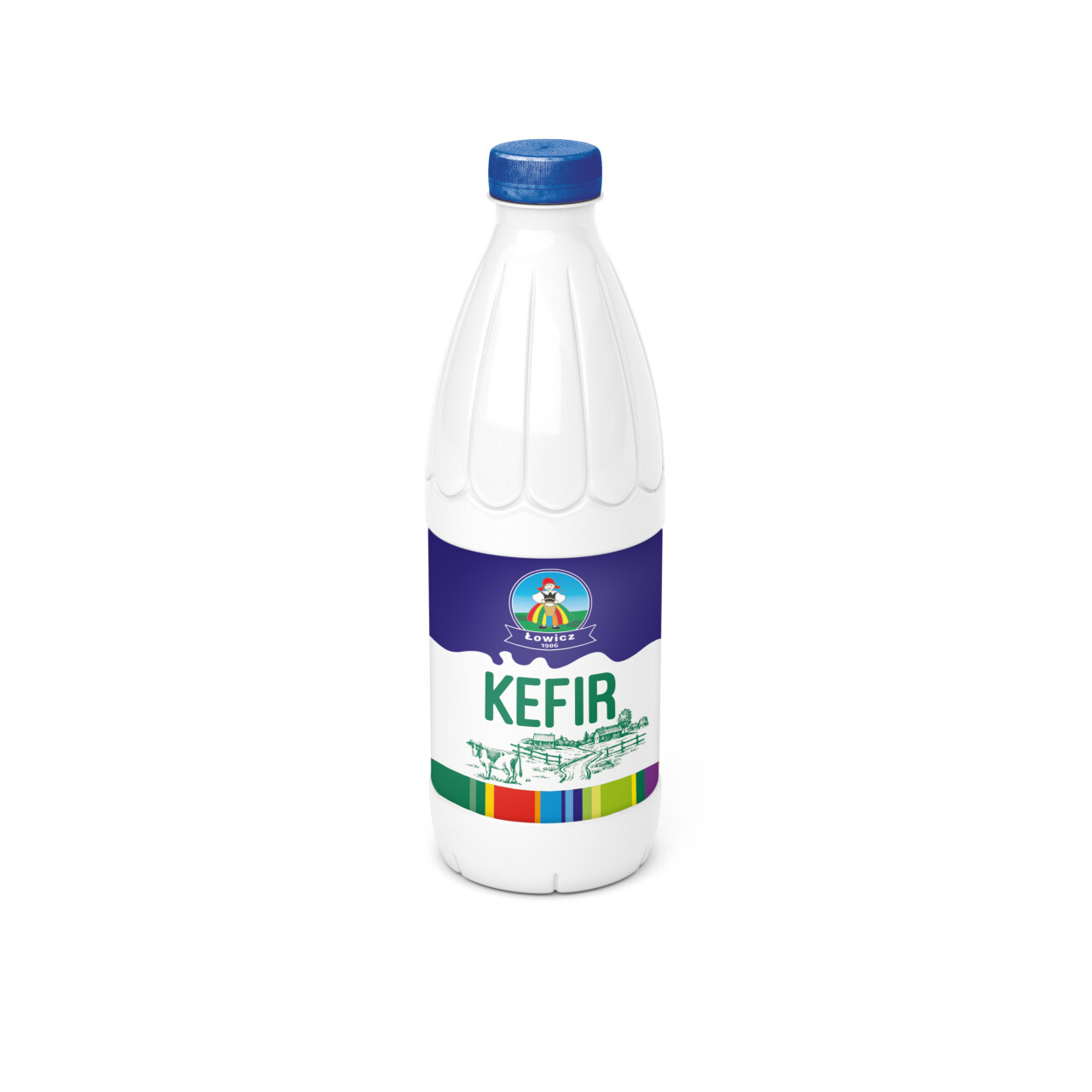 LOWICZ KEFIR NATURALNY PET 1KG/6 SZT