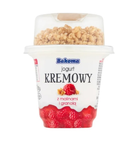 BAKOMA JOGURT MALINA Z GRANOLA 230G\1szt