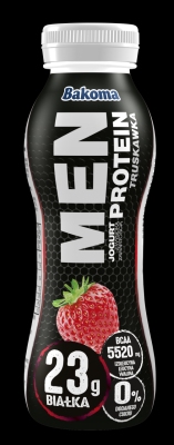 BAKOMA JOGURT MEN PITNY TRUSKAWKOWY 230G