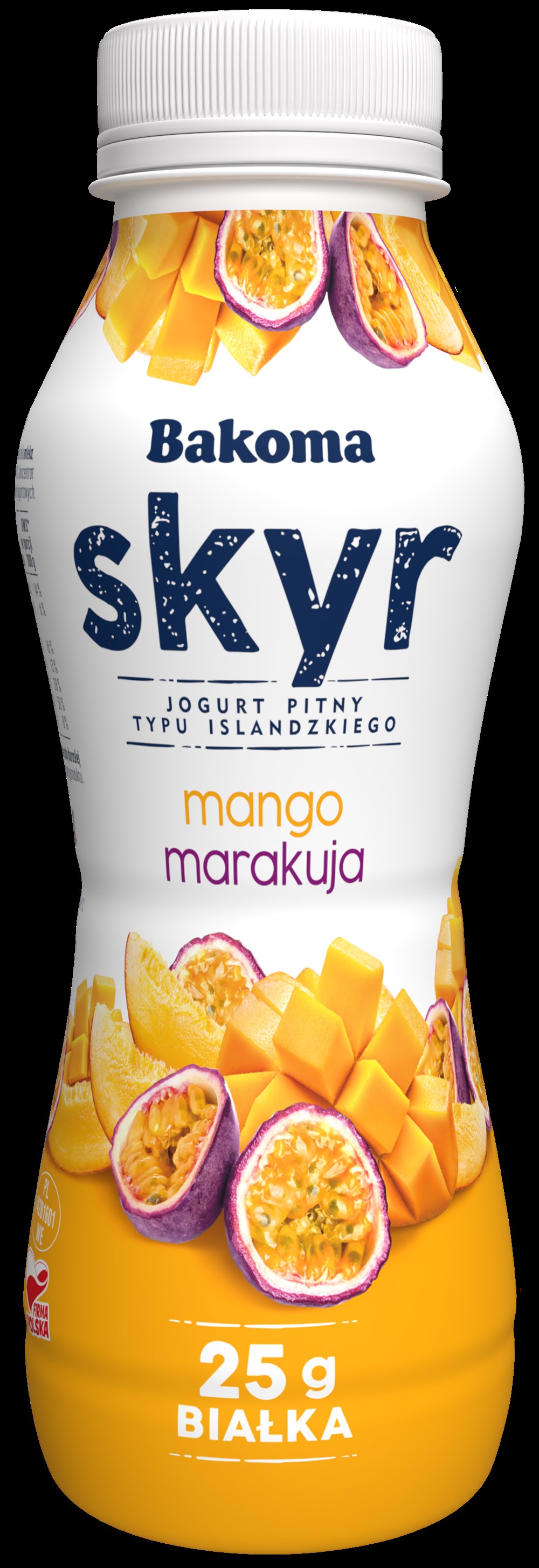 BAKOMA JOGURT PITNY SKYR MANGO MARAKUJA 300G/6 SZT