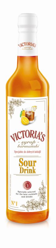 VICTORIA SYROP BARMANSKI SOUR DRINK 490ML\1szt