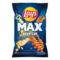LAYS CHIPSY MAXX SER CEBULA 120G\1szt