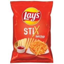 LAYS CHIPSY STIX KETCHUP 130G\1szt