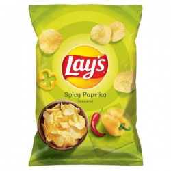LAYS CHIPSY OSTRA PAPRYKA 130G\1szt