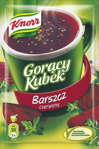 Zupa GORACY KUBEK  barszcz czerwony 12g/40szt Knorr