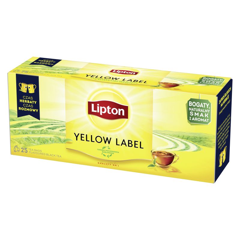 LIPTON HERBATA YELLOW LABEL 25TB\1szt