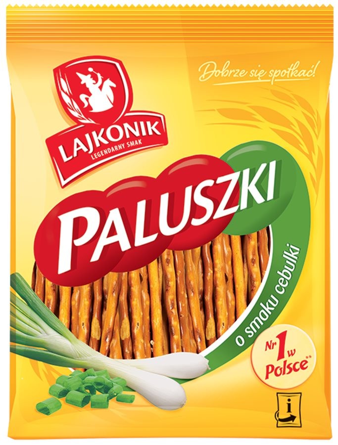 LAJKONIK PALUSZKI SMAK CEBULKI 150G\1szt