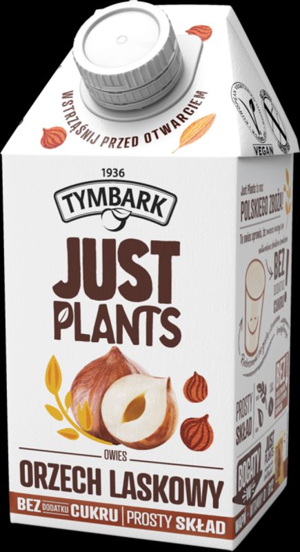 TYMBARK MLEKO JUST PLANTS OWIES ORZECH LASKOWY 500ML\1szt