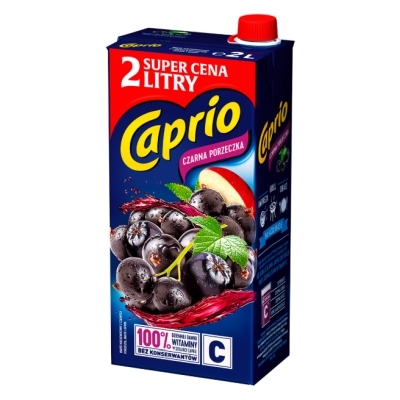 CAPRIO NAPOJ CZARNA PORZECZKA 2L\\6szt