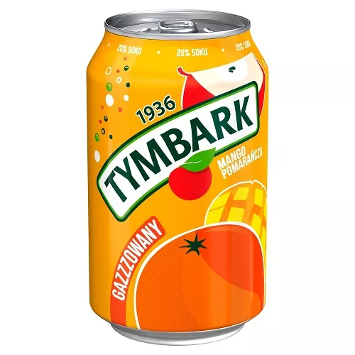 TYMBARK GAZ MANGO POMARANCZA 330ML\12szt