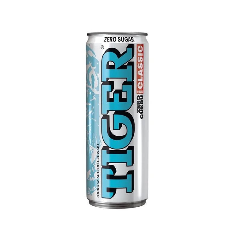 TIGER NAPOJ ENERGETYCZNY ZERO OBNIZONA KOFEINA 250ML/12 SZT