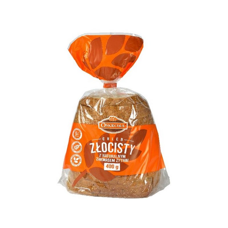 OSKROBA CHLEB ZLOCISTY KROJONY 400G\1szt