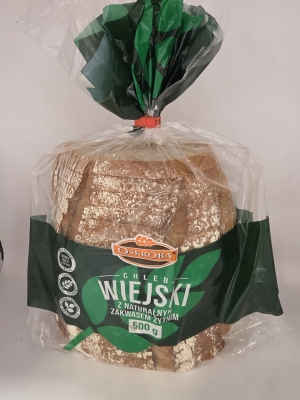 OSKROBA CHLEB WIEJSKI KROJONY 500G\1szt