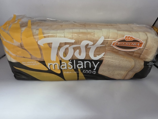 OSKROBA CHLEB TOSTOWY MASLANY 500G/1 SZT