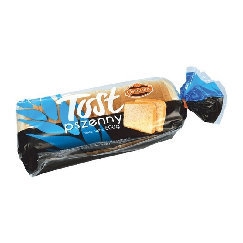 OSKROBA CHLEB TOSTOWY PSZENNY 500G\1szt