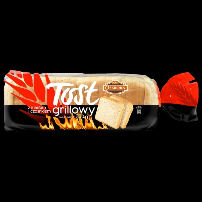 OSKROBA CHLEB TOSTOWY GRILLOWY Z MASLEM I CZOSNKIEM 500G