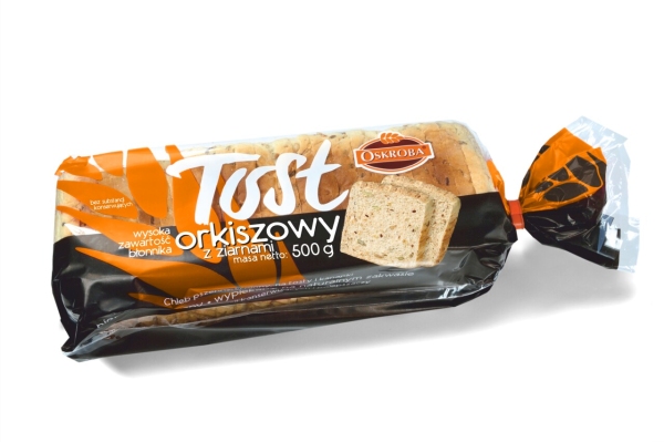 OSKROBA CHLEB TOSTOWY ORKISZOWY 500G/1 SZT