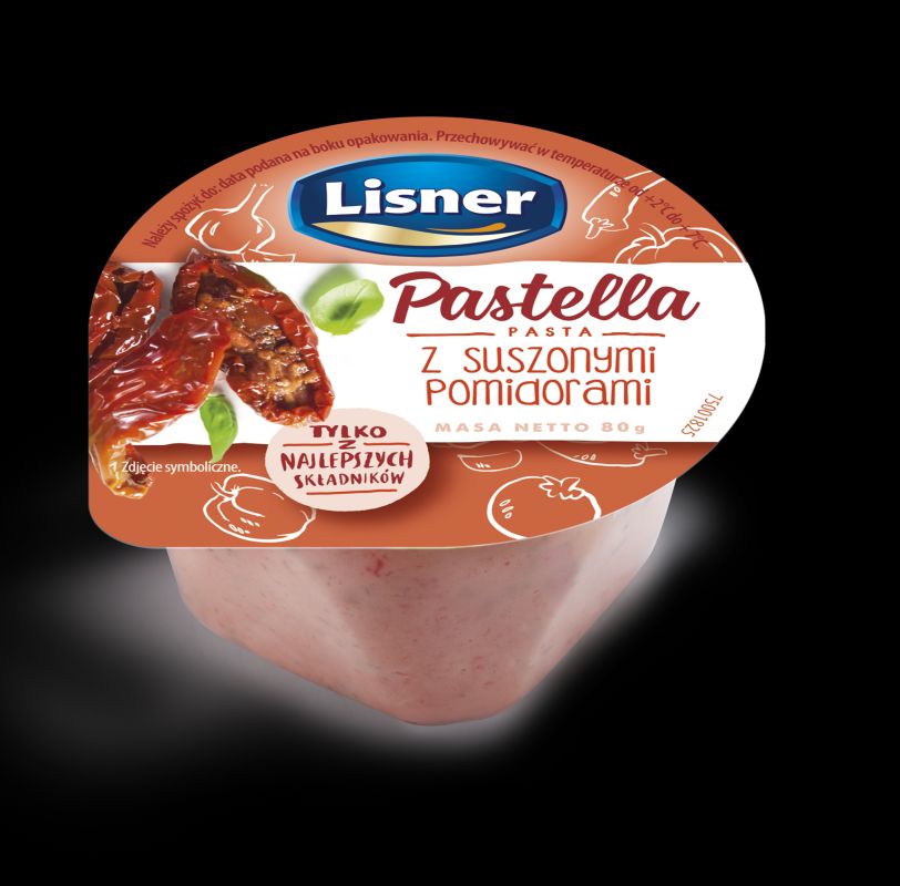 LISNER PASTELLA SRODZIEMNOMORSKA Z POMIDORAMI 80G/6 SZT