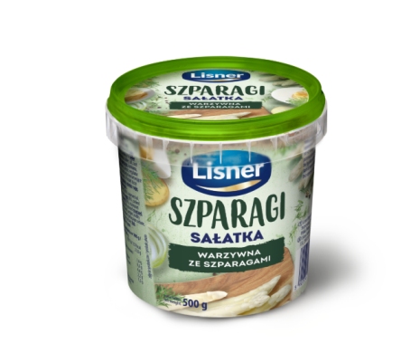 LISNER SALATKA ZE SZPARAGAMI 500G