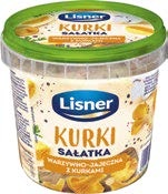 LISNER SALATKA WARZYWNA JAJECZNA Z KURKAMI 500G/6 SZT