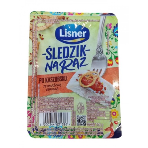 LISNER SLEDZIK NA RAZ PO KASZUBSKU 100G