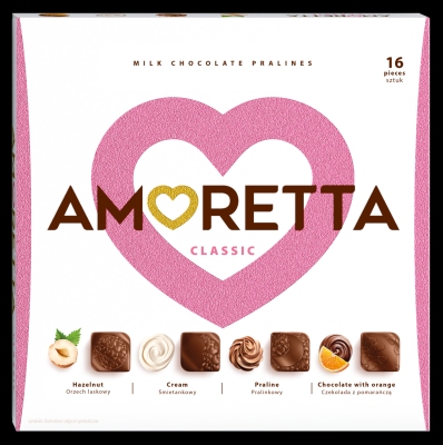 MIESZKO BOMBONIERKA AMORETTA CLASSIC 106G/1 SZT