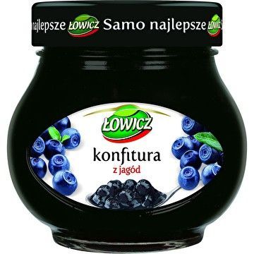 LOWICZ KONFITURA JAGODOWA NIE SLODZONA 240G\1szt