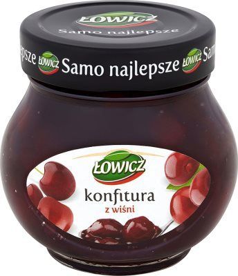 LOWICZ KONFITURA WISNIA NIE SLODZONA 240G\1szt